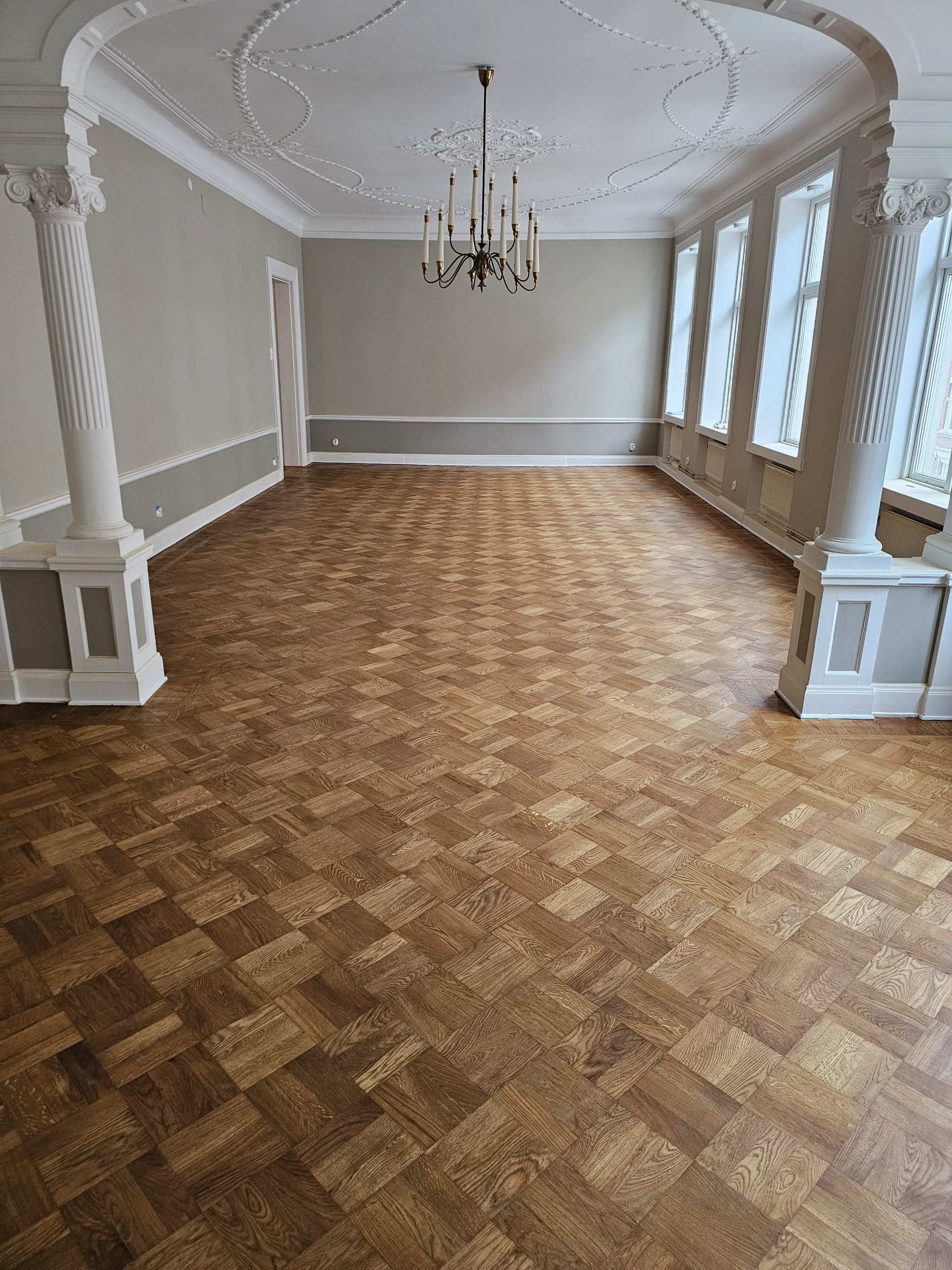 Oak Parquet Floor Restoration